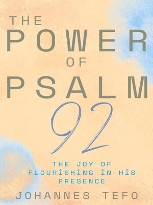 cover image of The Power of Psalm 92